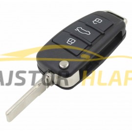 Audi A3_ preklopni ključ s daljinskim upravljačem_3 gumba OEM