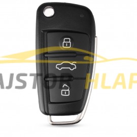 Audi A3_ preklopni ključ s daljinskim upravljačem_3 gumba OEM