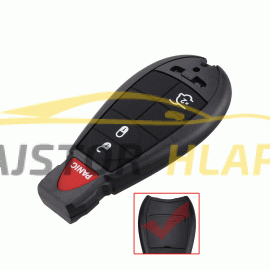 Chrysler ključ s daljinskim upravljačem, 3+1gumb, 433Mhz 