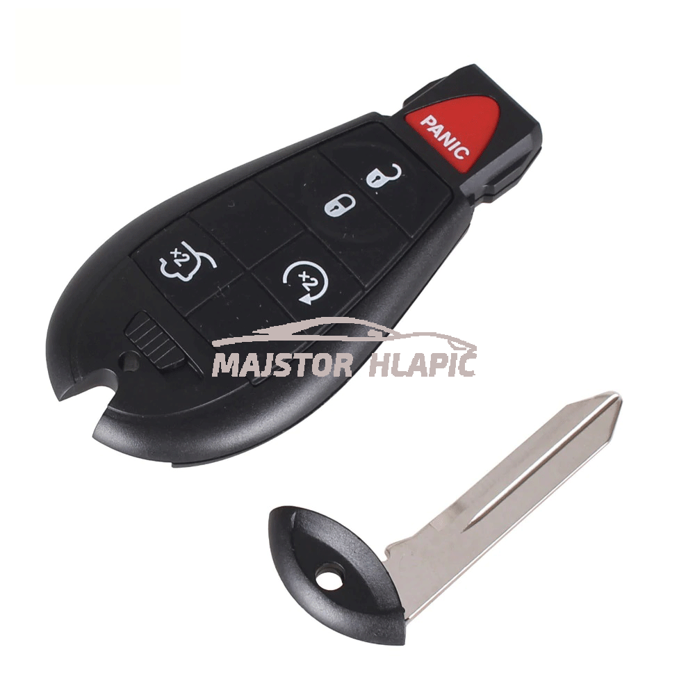 Chrysler ključ s daljinskim upravljačem, 4+1gumb, 315Mhz 